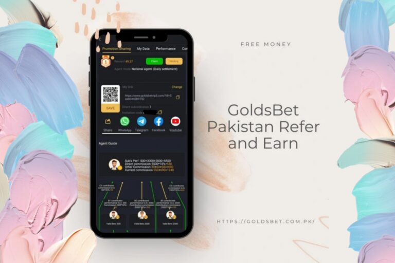 GoldsBet Pakistan Refer and Earn – Get Rewards for Inviting Friends